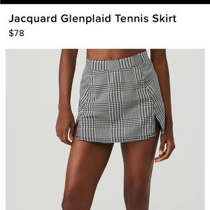 alo yoga houndstooth skirt skirt size large L